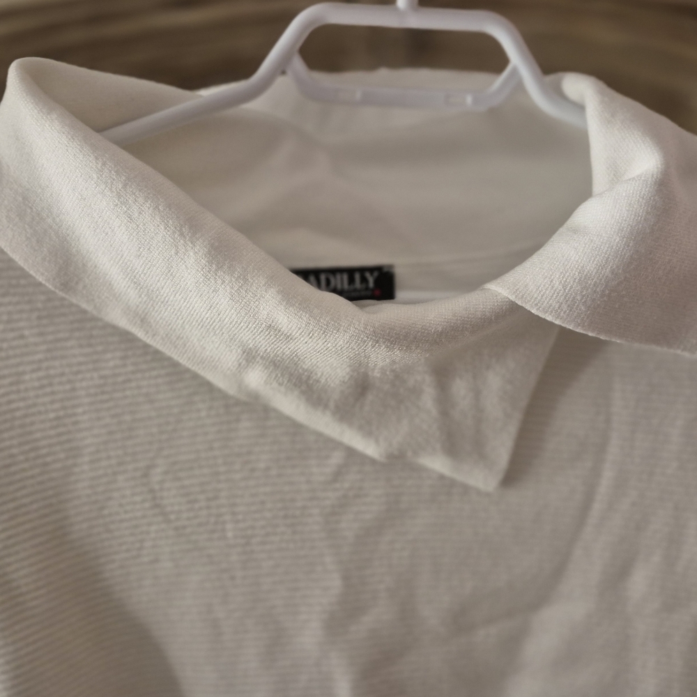 Chic White Cowl Neck Sweater - Picture 2 of 9